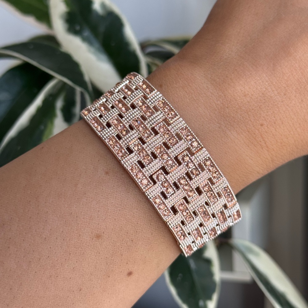Rose Gold Bracelet & Swarovski Crystals ✨